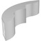 Ekena Millwork 5-in. W x 18-in. D x 18-in. H Ozark Architectural Grade PVC Knee Brace BRCP05X18X18OZK - alternate 3